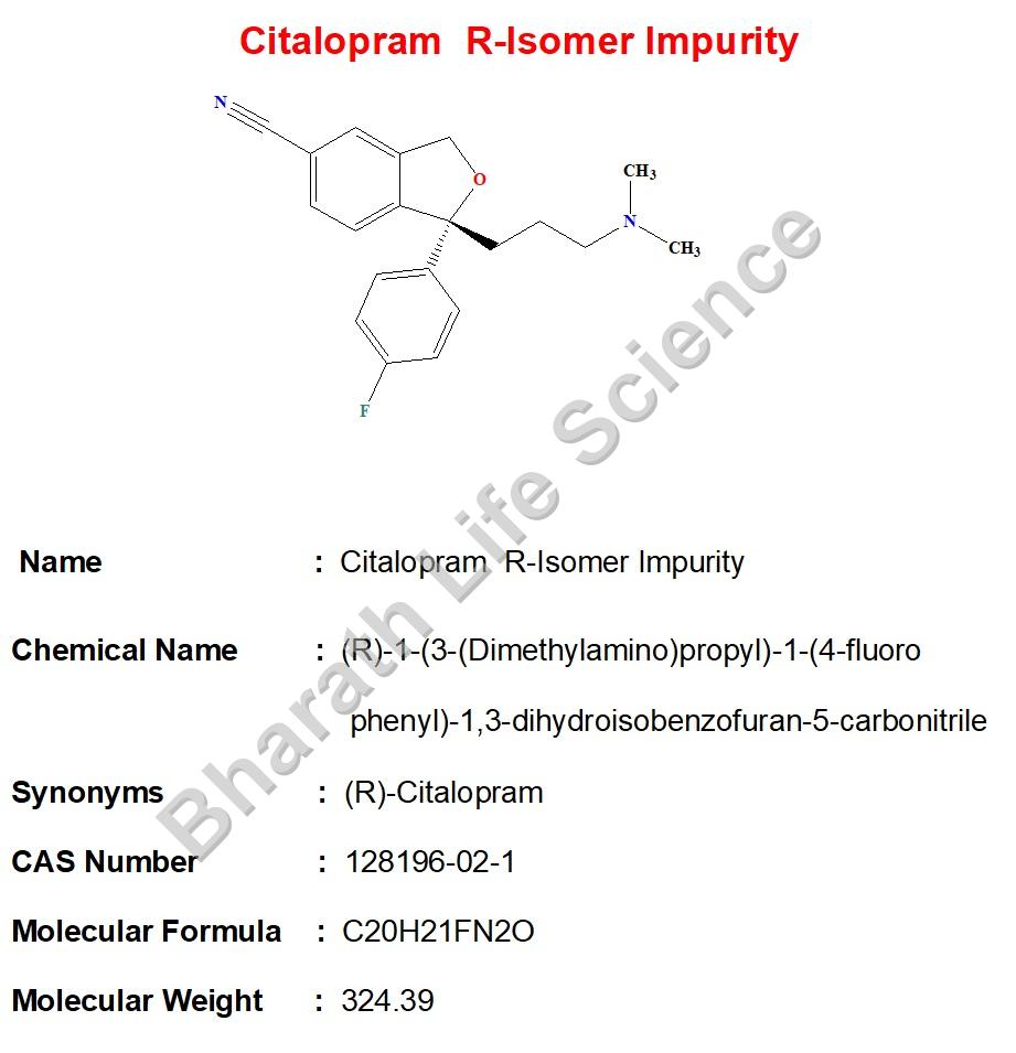 Citalopram  R-Isomer Impurity  